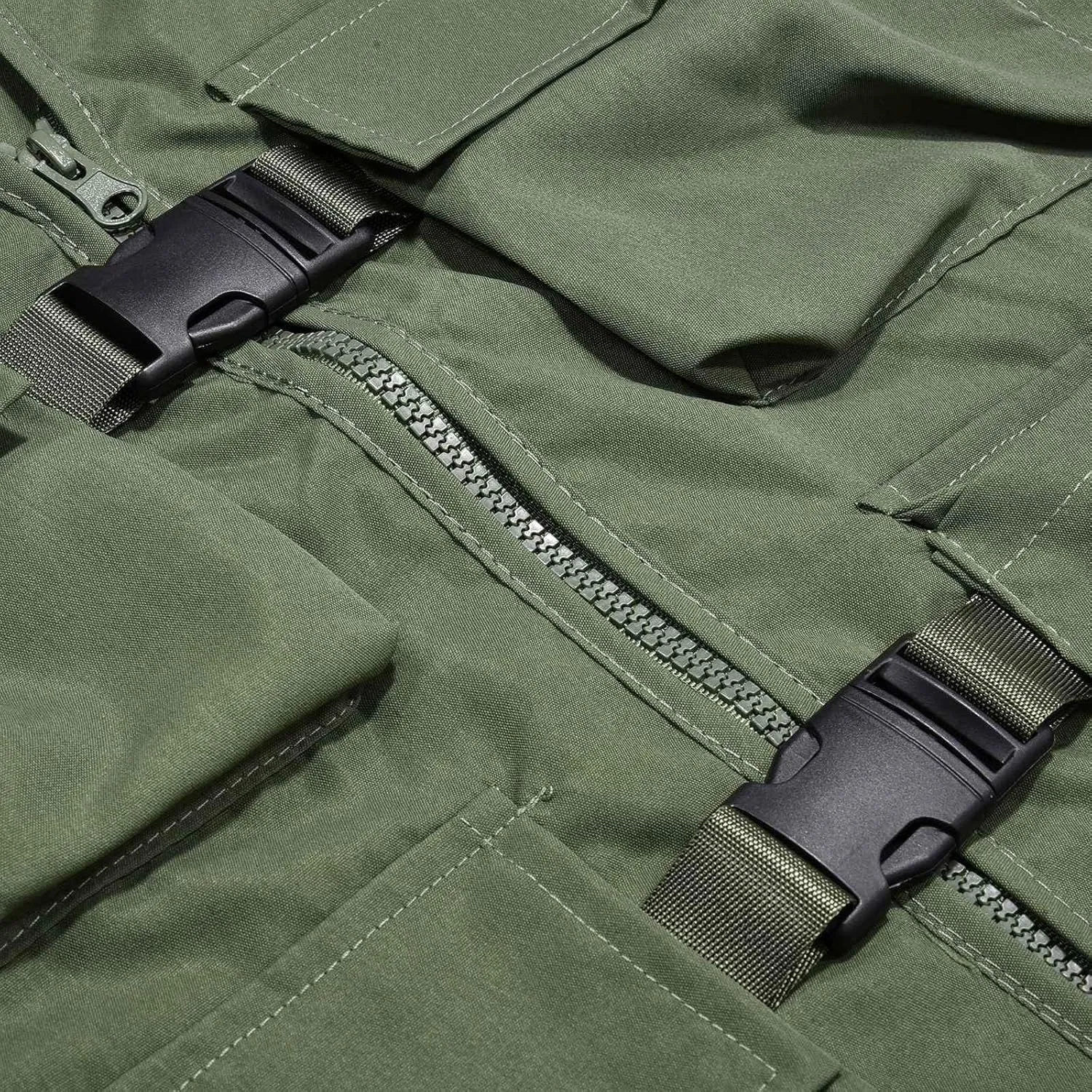 Women's Utility Vest Lightweight Military Vests Outerwear Loose Fit Outdoor Sleeveless Casual Jacket with Pockets