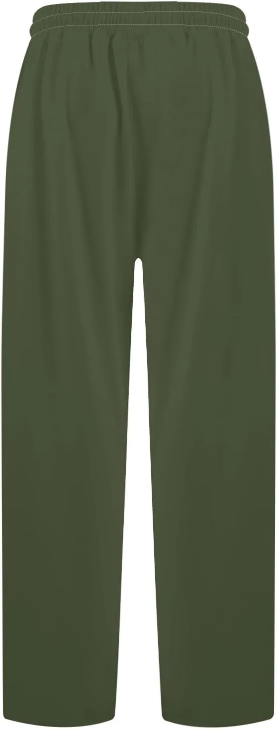 Womens Wide Leg Sweatpants High Waisted Baggy Flared Pants Drawstring Athletic Joggers All Season Straight Leg Pants