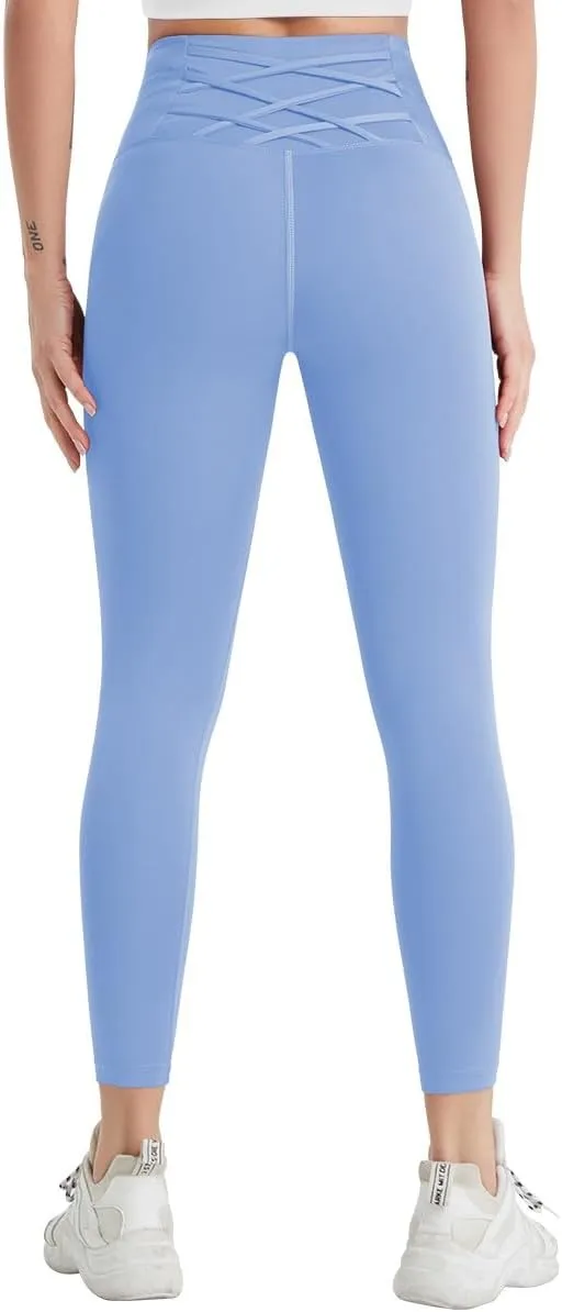 Yoga Leggings for Women High Waisted Tummy Control Compression Pants Ladies Workout Gym Legging